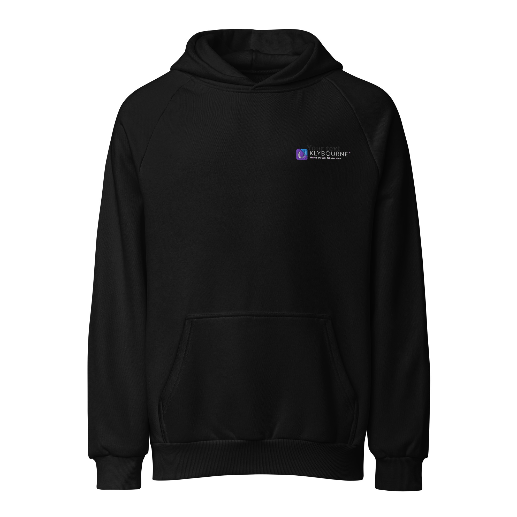 unisex-super-heavyweight-hoodie-black-front-6a59a68c99e07.jpg Unisex Super Heavyweight Hoodie | Lane Seven LS17001 - Image 1